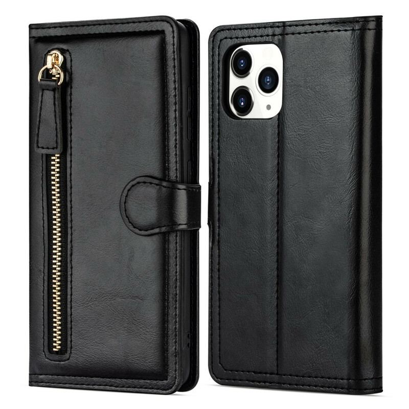 Capa Folio Para iPhone 12 / 12 Pro Porta-moedas Multifuncional