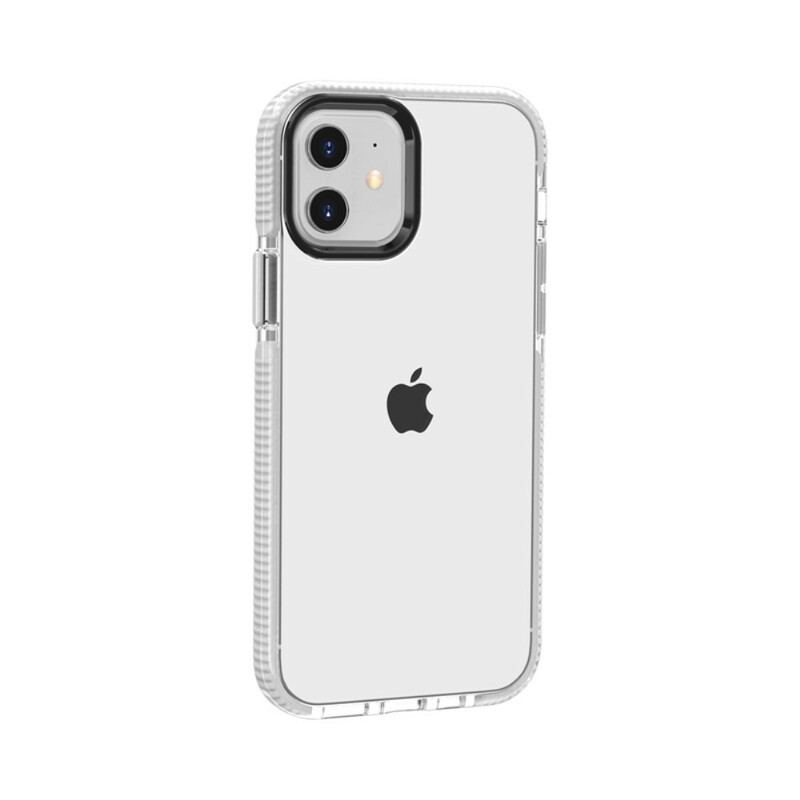 Capa Para iPhone 12 / 12 Pro Bordas De Silicone Transparente