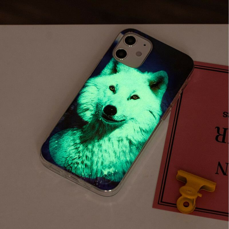 Capa Para iPhone 12 / 12 Pro Fluorescente Wolf Series