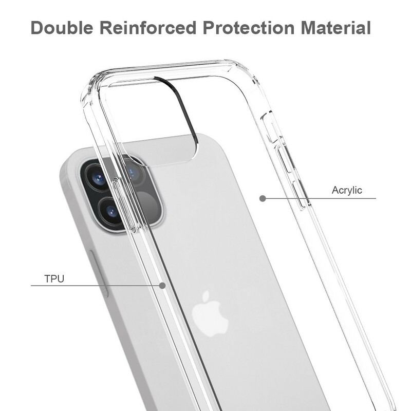 Capa Para iPhone 12 / 12 Pro Híbrido Contínuo