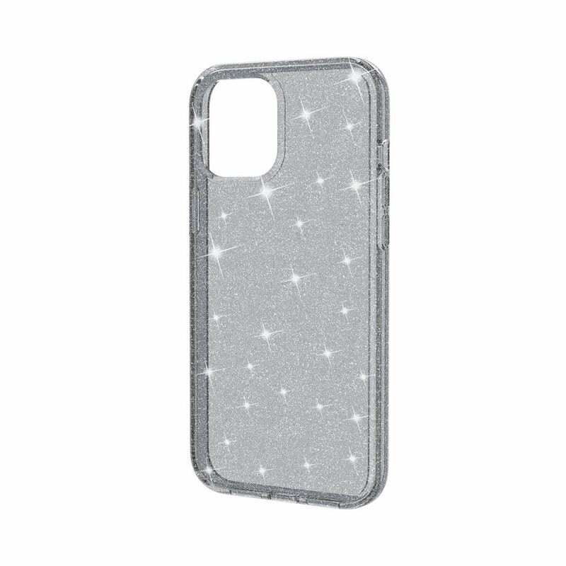 Capa Para iPhone 12 / 12 Pro Lantejoulas Transparentes