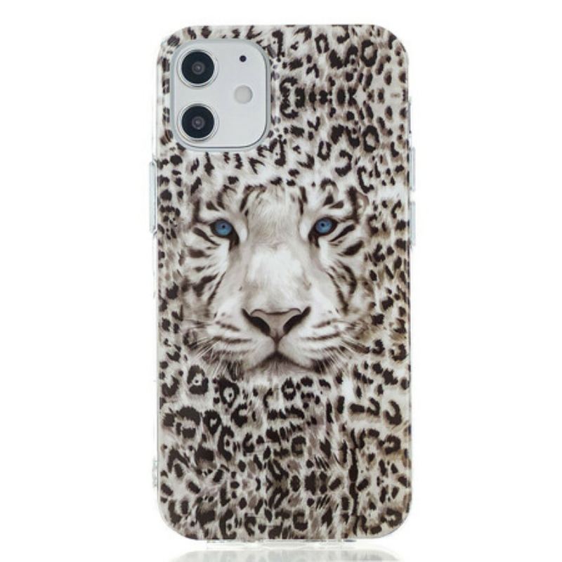 Capa Para iPhone 12 / 12 Pro Leopardo Fluorescente