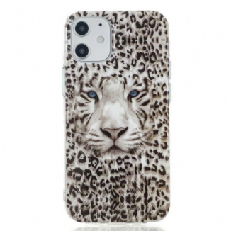 Capa Para iPhone 12 / 12 Pro Leopardo Fluorescente