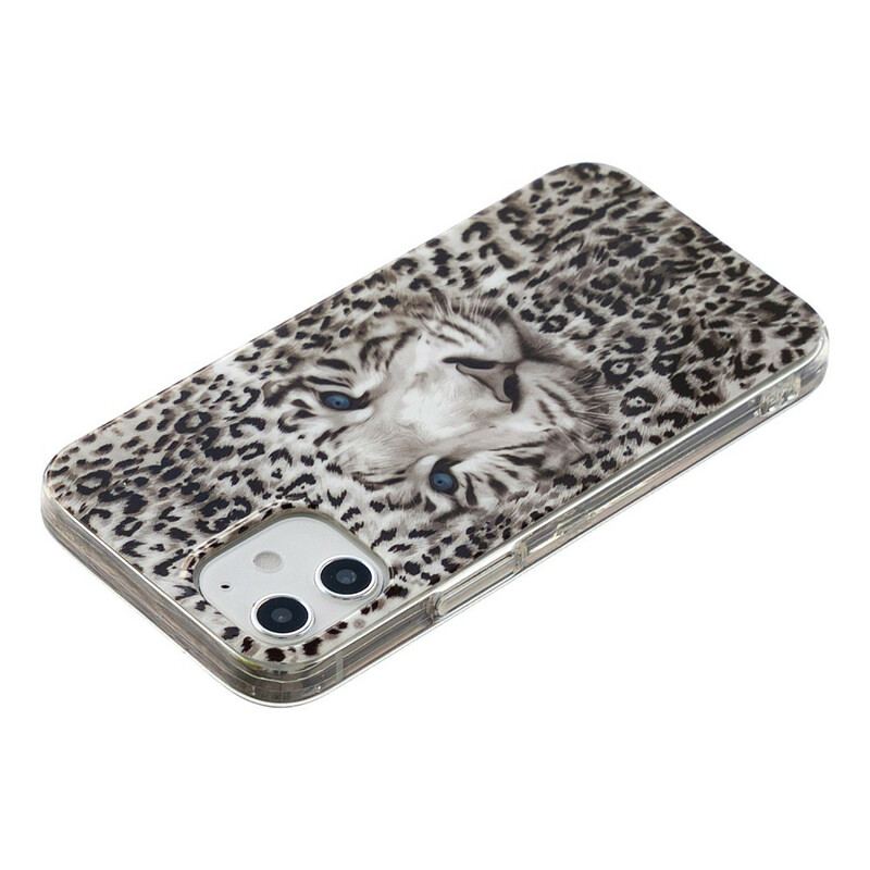 Capa Para iPhone 12 / 12 Pro Leopardo Fluorescente