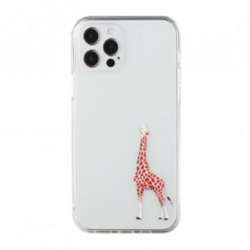 Capa Para iPhone 12 / 12 Pro Logótipo Da Giraffe Games