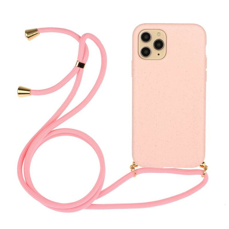 Capa Para iPhone 12 / 12 Pro Silicone E Cordão