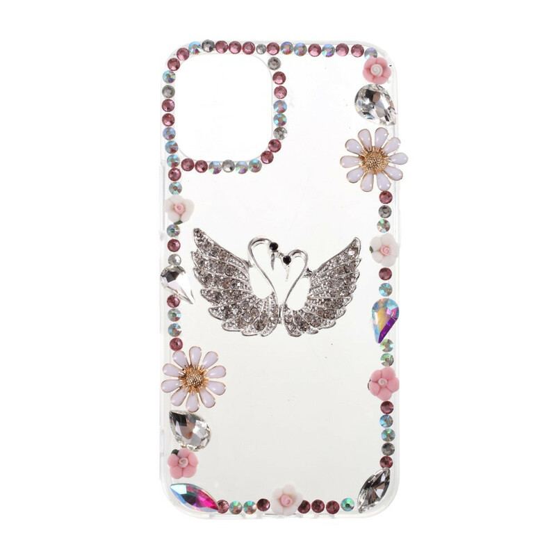 Capa Para iPhone 12 / 12 Pro Silicone E Strass