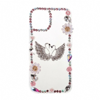 Capa Para iPhone 12 / 12 Pro Silicone E Strass