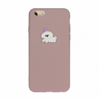 Capa De Celular Para iPhone SE 3 / SE 2 / 8 / 7 Cachorro De Silicone