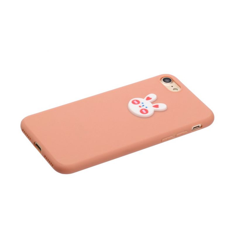 Capa De Celular Para iPhone SE 3 / SE 2 / 8 / 7 Coelho De Silicone