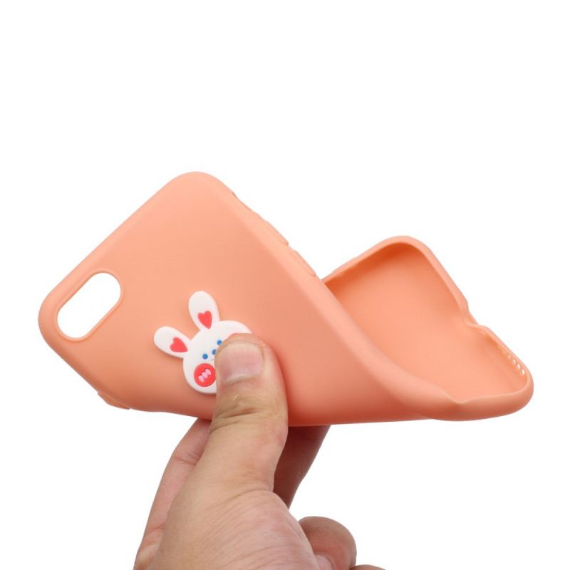 Capa De Celular Para iPhone SE 3 / SE 2 / 8 / 7 Coelho De Silicone