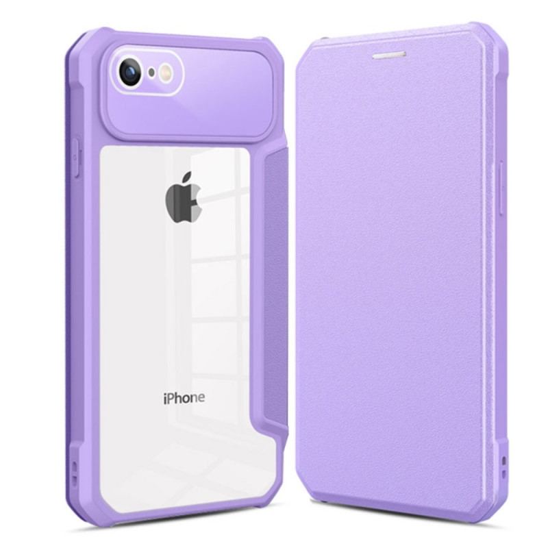 Capa De Celular Para iPhone SE 3 / SE 2 / 8 / 7 Flip Estilo De Couro