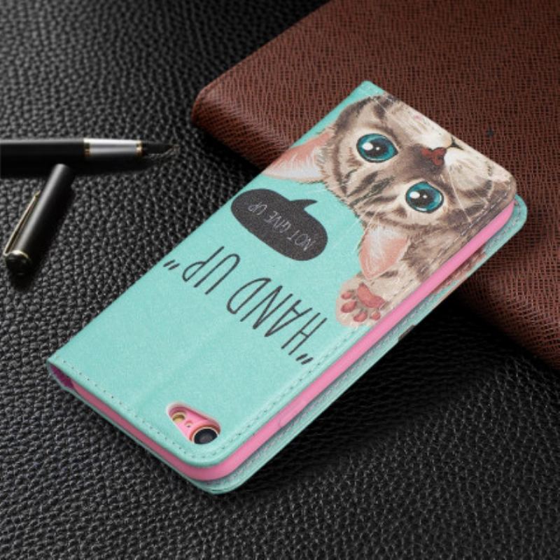 Capa De Celular Para iPhone SE 3 / SE 2 / 8 / 7 Flip Hand-up