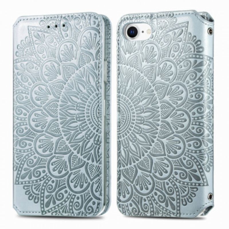 Capa De Celular Para iPhone SE 3 / SE 2 / 8 / 7 Flip Mandala