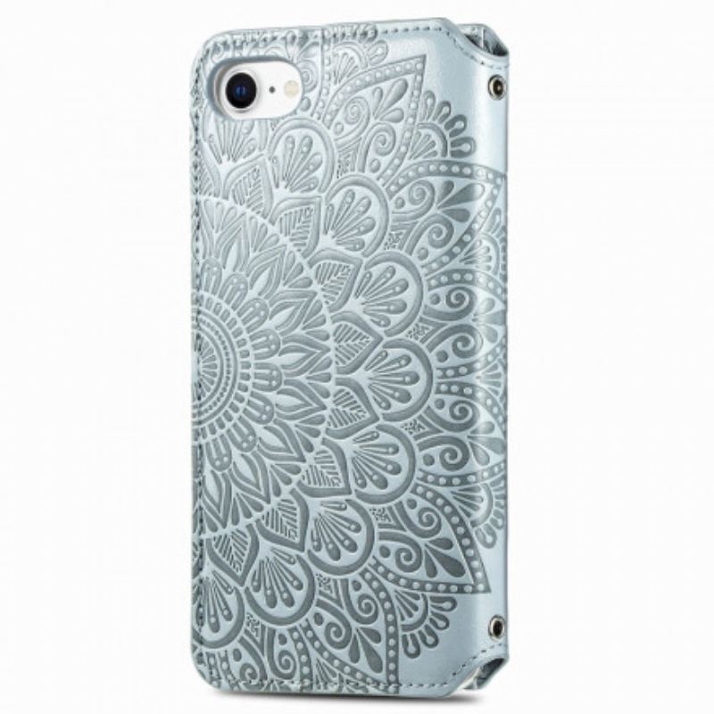 Capa De Celular Para iPhone SE 3 / SE 2 / 8 / 7 Flip Mandala