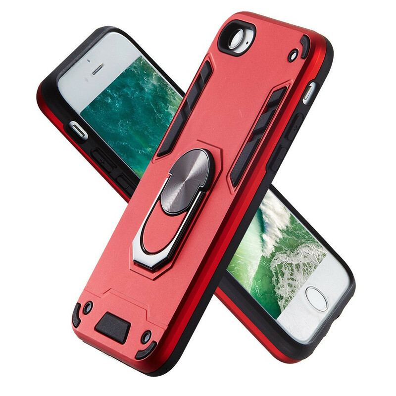 Capa De Celular Para iPhone SE 3 / SE 2 / 8 / 7 Suporte De Anel Destacável Metálico