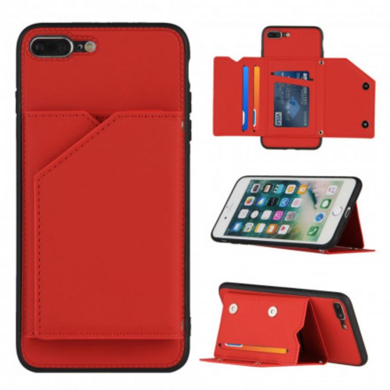 Capa De Celular Para iPhone SE 3 / SE 2 / 8 / 7 Suporte Multi-card Hands-free