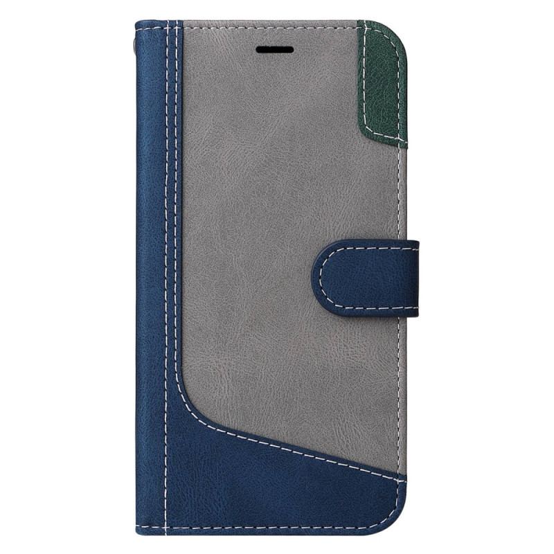 Capa Flip Para iPhone SE 3 / SE 2 / 8 / 7 De Cordão Padrão Gráfico De Tiras