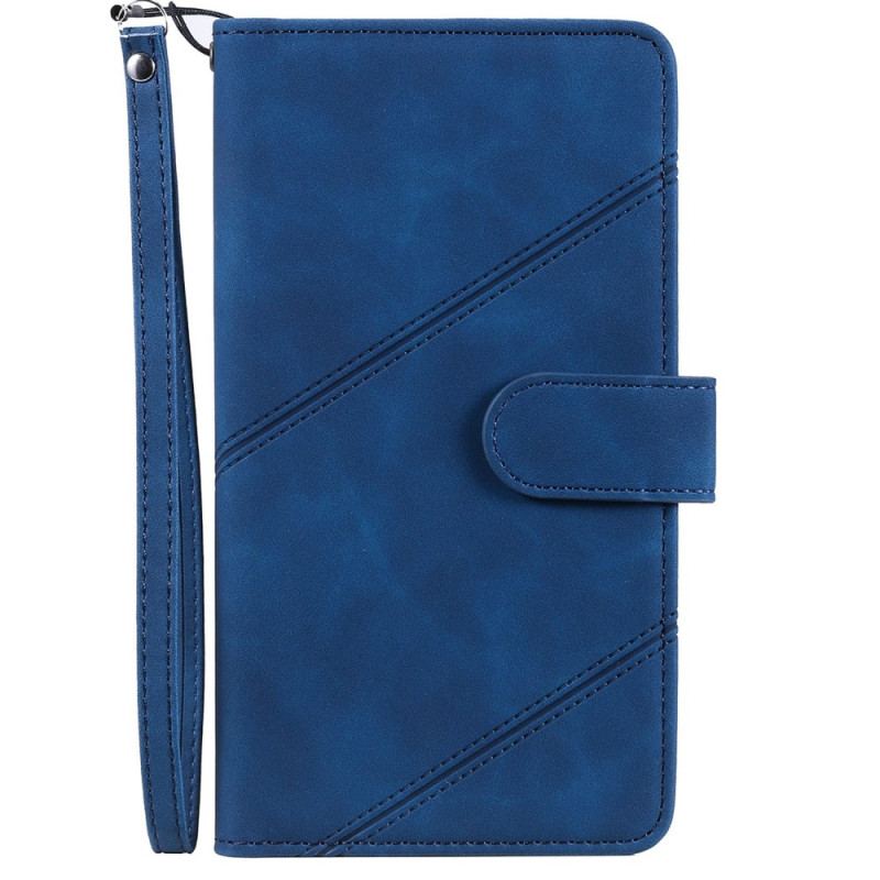 Capa Flip Para iPhone SE 3 / SE 2 / 8 / 7 Titular De Cartão De Suporte Vertical