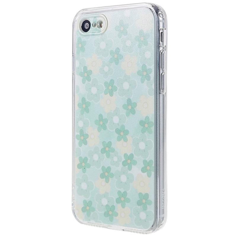 Capa Para iPhone SE 3 / SE 2 / 8 / 7 Discrição Floral