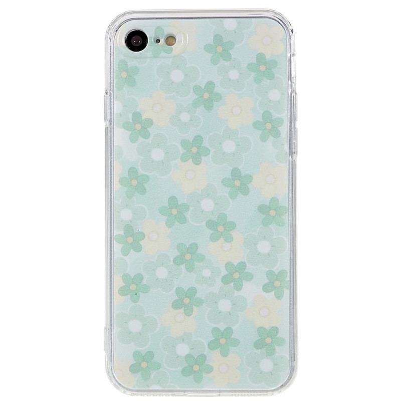 Capa Para iPhone SE 3 / SE 2 / 8 / 7 Discrição Floral