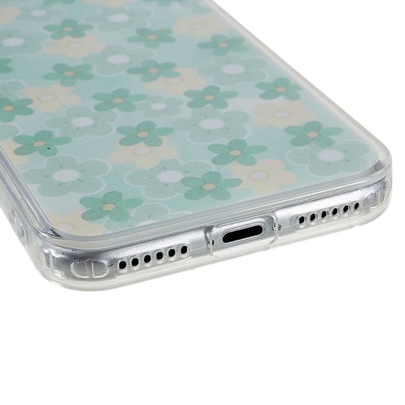 Capa Para iPhone SE 3 / SE 2 / 8 / 7 Discrição Floral