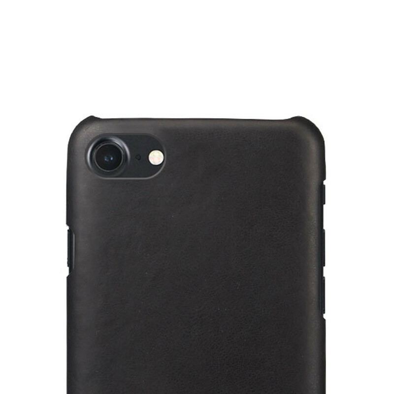 Capa Para iPhone SE 3 / SE 2 / 8 / 7 Efeito Couro Ksq