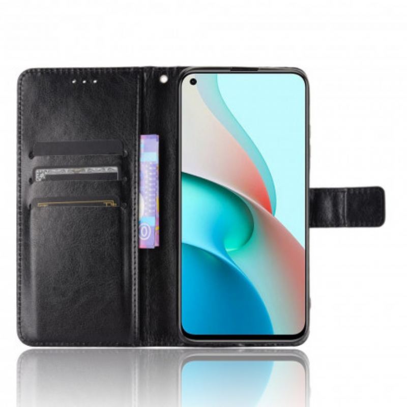 Capa De Couro Para Xiaomi Redmi Note 9 5G Couro Falso Chamativo