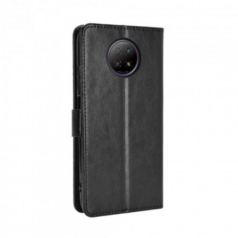 Capa De Couro Para Xiaomi Redmi Note 9 5G Couro Falso Chamativo