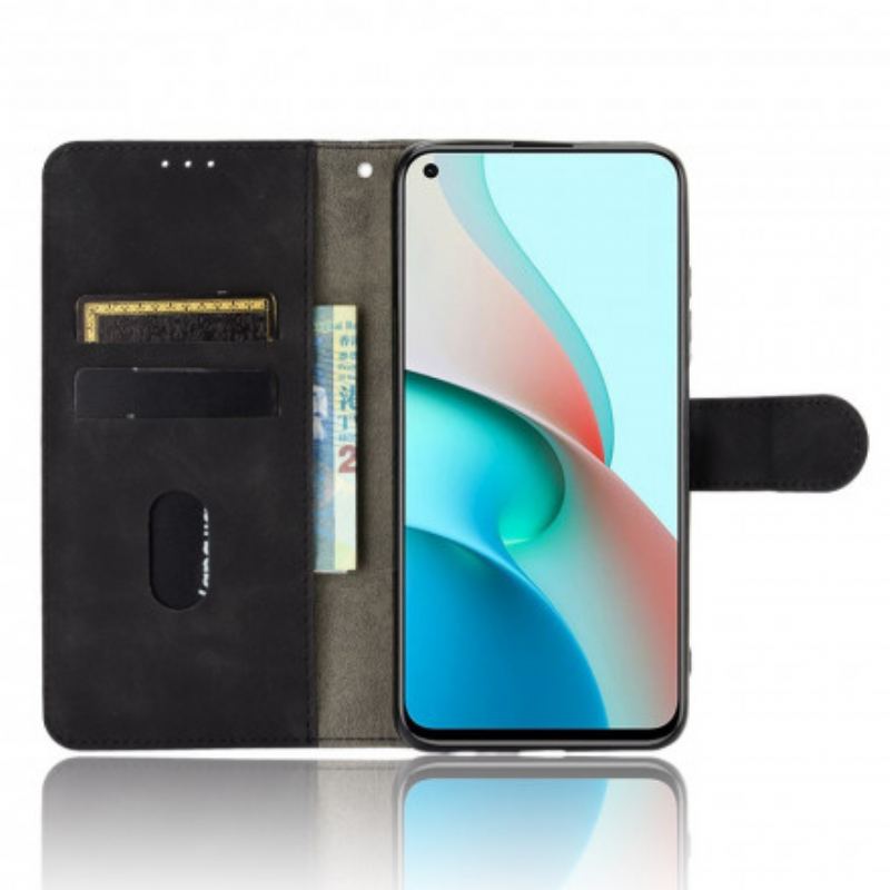 Capa De Couro Para Xiaomi Redmi Note 9 5G Toque De Pele