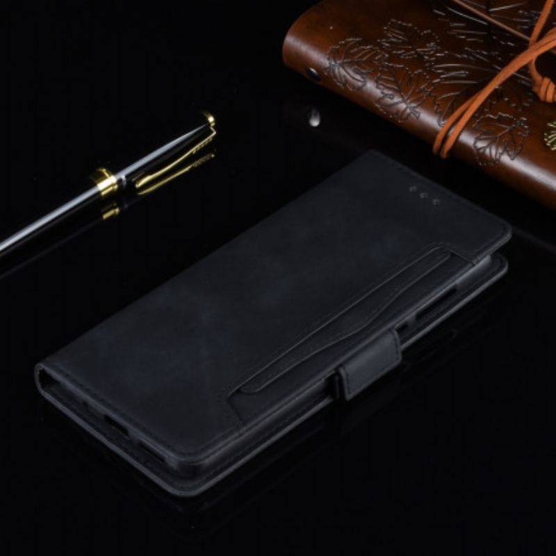 Capa Flip Para Xiaomi Redmi Note 9 5G Cartões Múltiplos