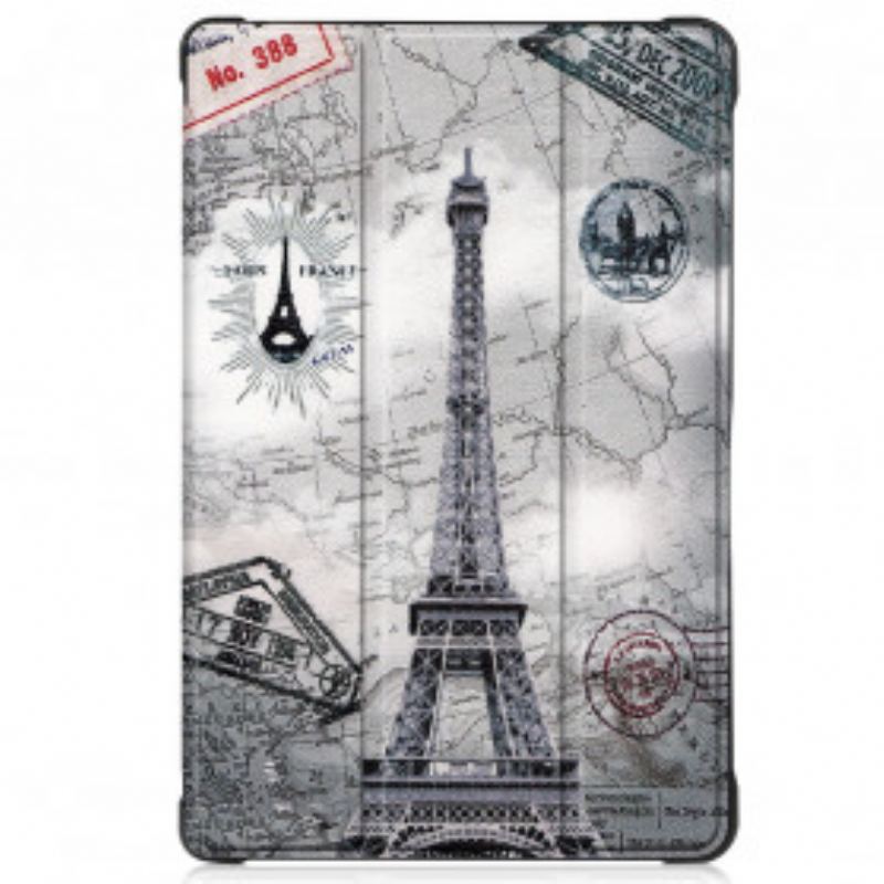 Capa De Celular Para Samsung Galaxy Tab A7 (2020) Torre Eiffel Reforçada