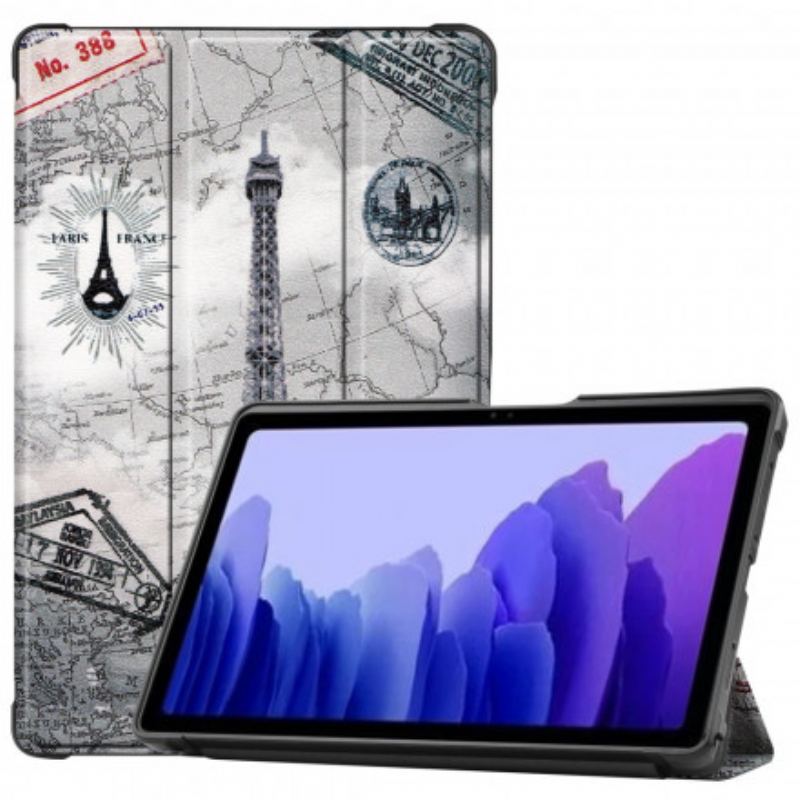 Capa De Celular Para Samsung Galaxy Tab A7 (2020) Torre Eiffel Reforçada