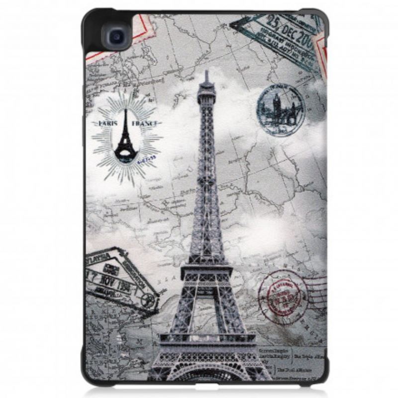 Capa De Celular Para Samsung Galaxy Tab A7 (2020) Torre Eiffel Reforçada