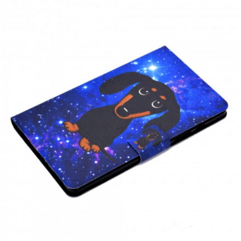 Capa De Couro Para Samsung Galaxy Tab A7 (2020) Cachorro Fofinho