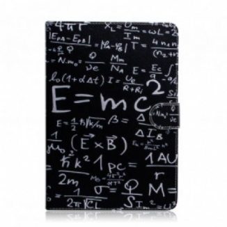 Capa De Couro Para Samsung Galaxy Tab A7 (2020) Cálculos Matemáticos