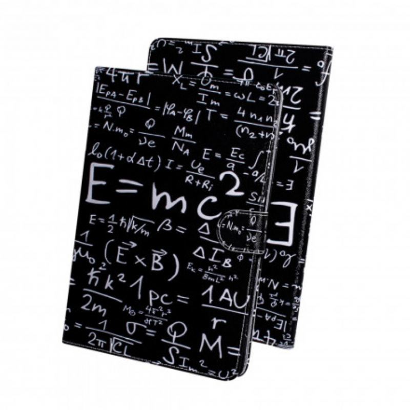 Capa De Couro Para Samsung Galaxy Tab A7 (2020) Cálculos Matemáticos