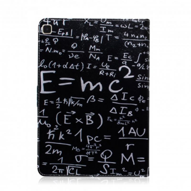 Capa De Couro Para Samsung Galaxy Tab A7 (2020) Cálculos Matemáticos