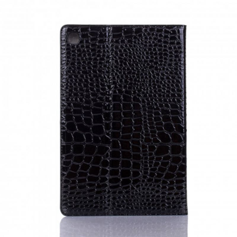 Capa De Couro Para Samsung Galaxy Tab A7 (2020) Efeito Pele De Crocodilo