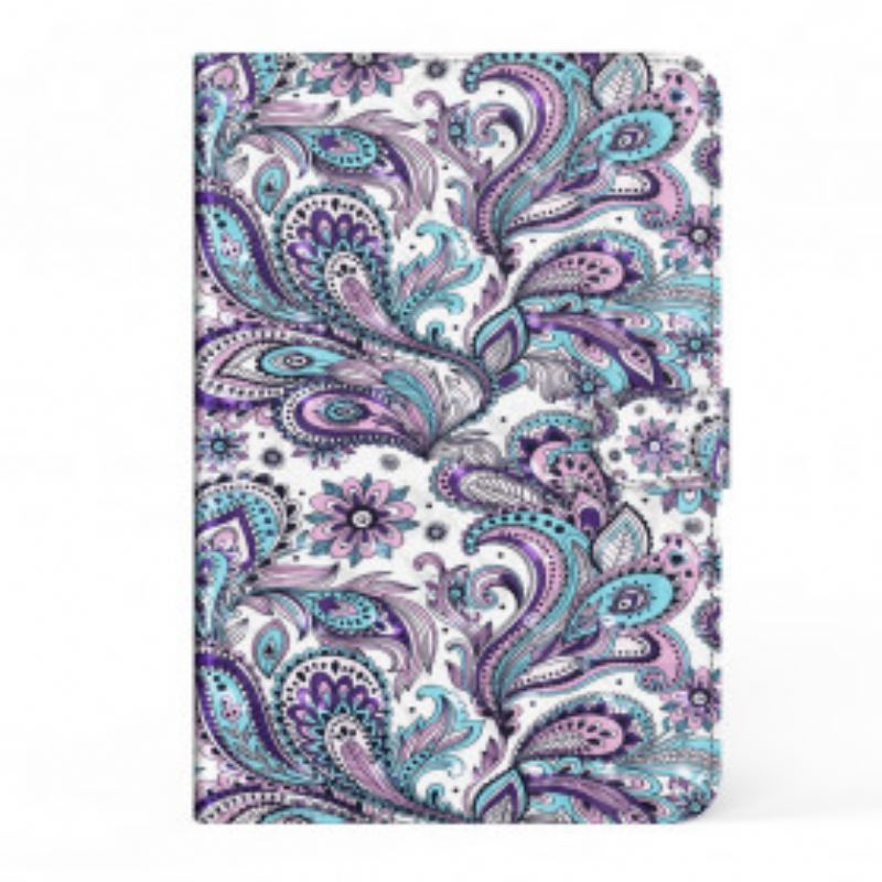 Capa De Couro Para Samsung Galaxy Tab A7 (2020) Paisley