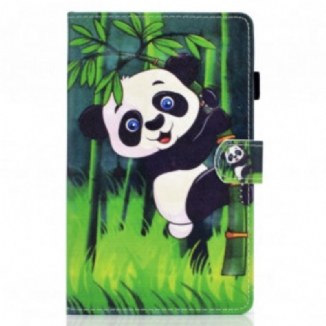 Capa De Couro Para Samsung Galaxy Tab A7 (2020) Panda