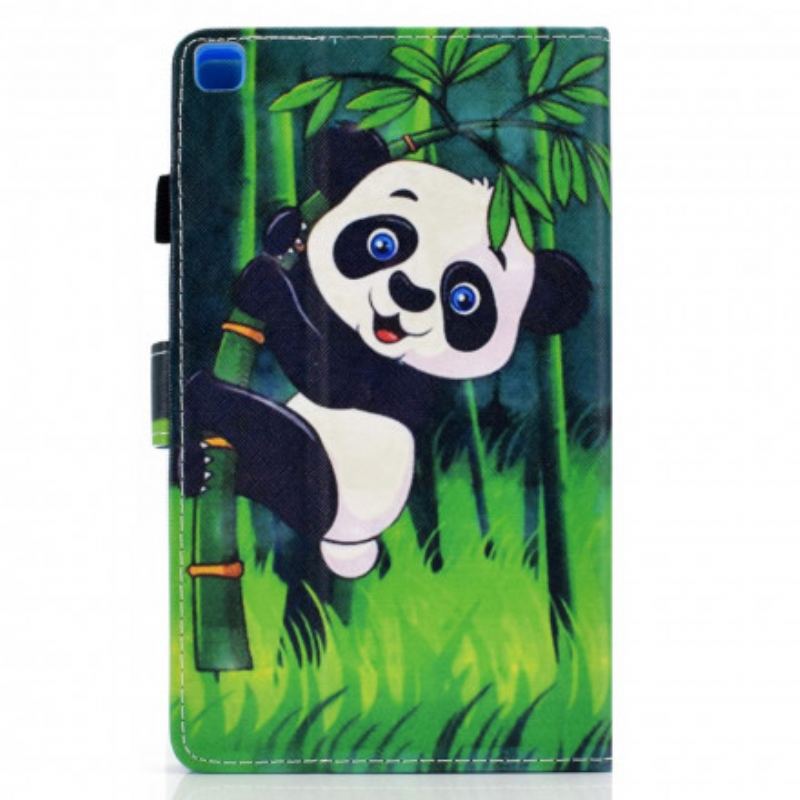 Capa De Couro Para Samsung Galaxy Tab A7 (2020) Panda