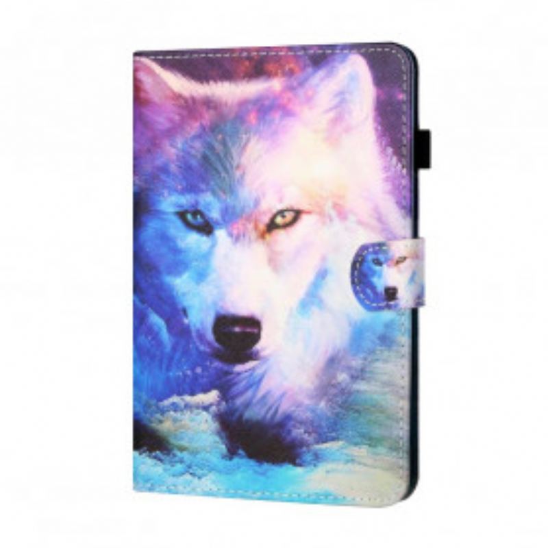 Capa Flip Para Samsung Galaxy Tab A7 (2020) Arte Do Lobo