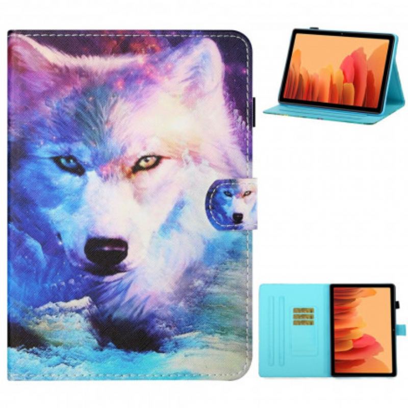 Capa Flip Para Samsung Galaxy Tab A7 (2020) Arte Do Lobo