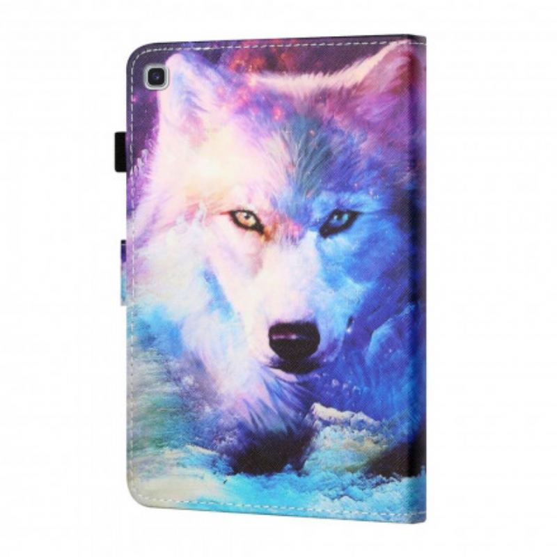 Capa Flip Para Samsung Galaxy Tab A7 (2020) Arte Do Lobo