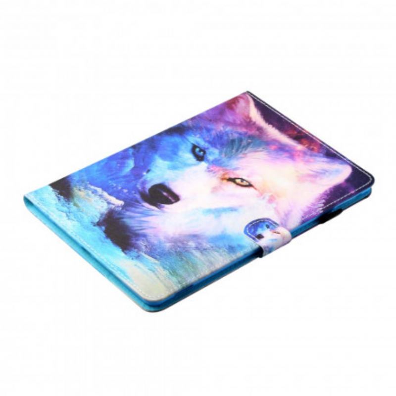 Capa Flip Para Samsung Galaxy Tab A7 (2020) Arte Do Lobo