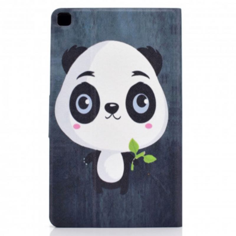 Capa Flip Para Samsung Galaxy Tab A7 (2020) Bebê Panda