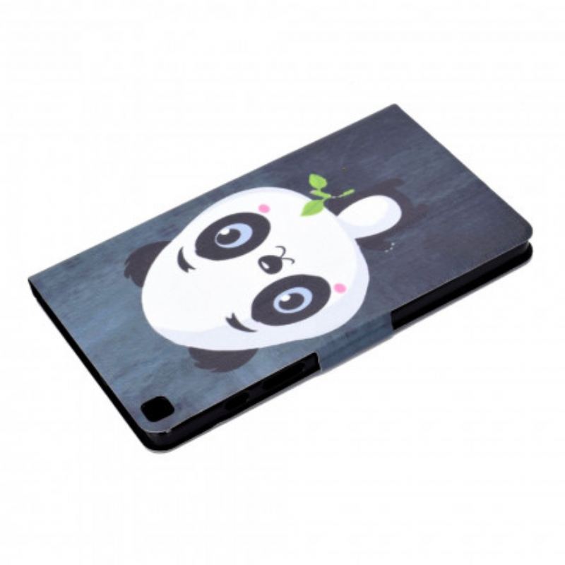 Capa Flip Para Samsung Galaxy Tab A7 (2020) Bebê Panda