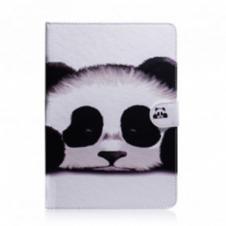 Capa Flip Para Samsung Galaxy Tab A7 (2020) Cabeça De Panda