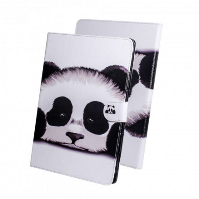 Capa Flip Para Samsung Galaxy Tab A7 (2020) Cabeça De Panda